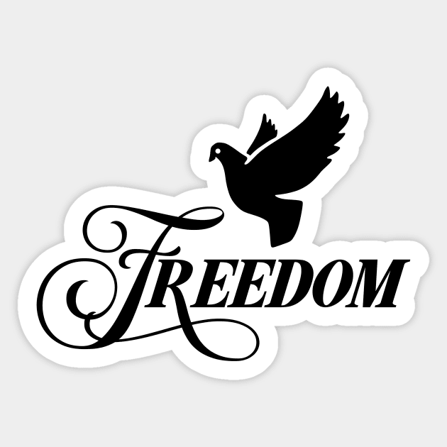 Freedom Sticker by Omic